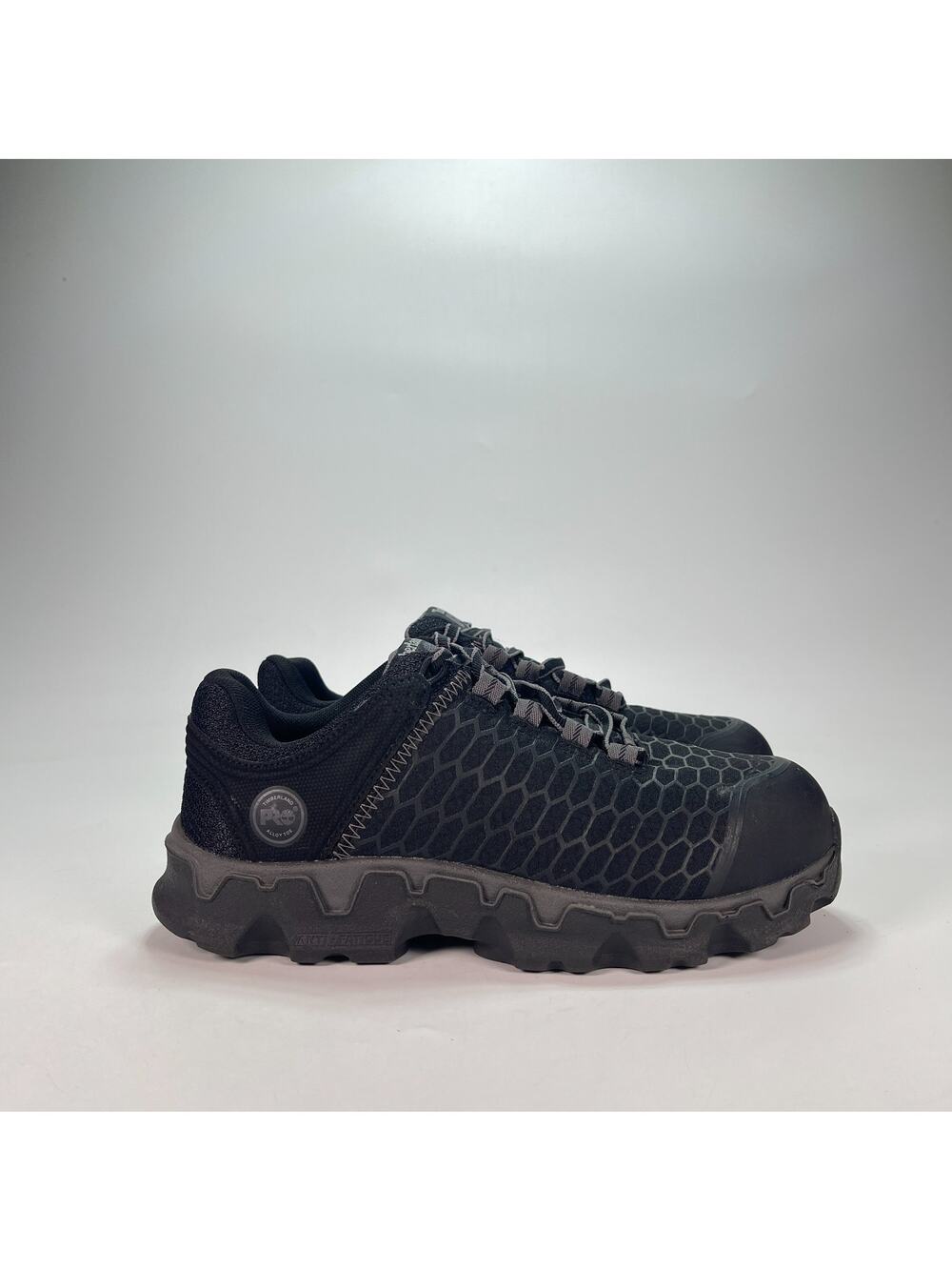 Timberland PRO Powertrain Black Alloy Safety Toe Work Shoes A1B7F Womens Size 7M